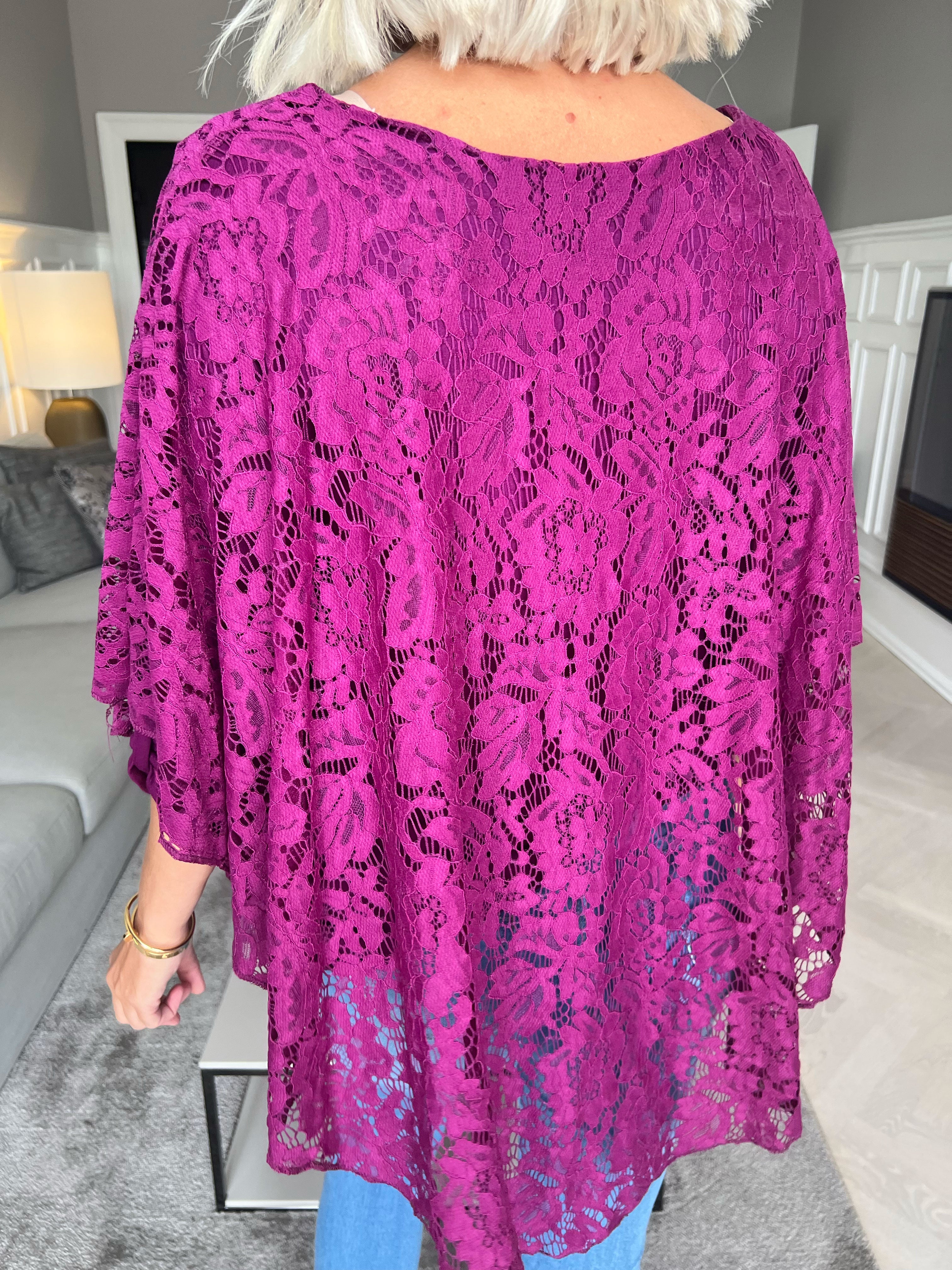 Kenya Lace Shirt - Tunika med spetslager